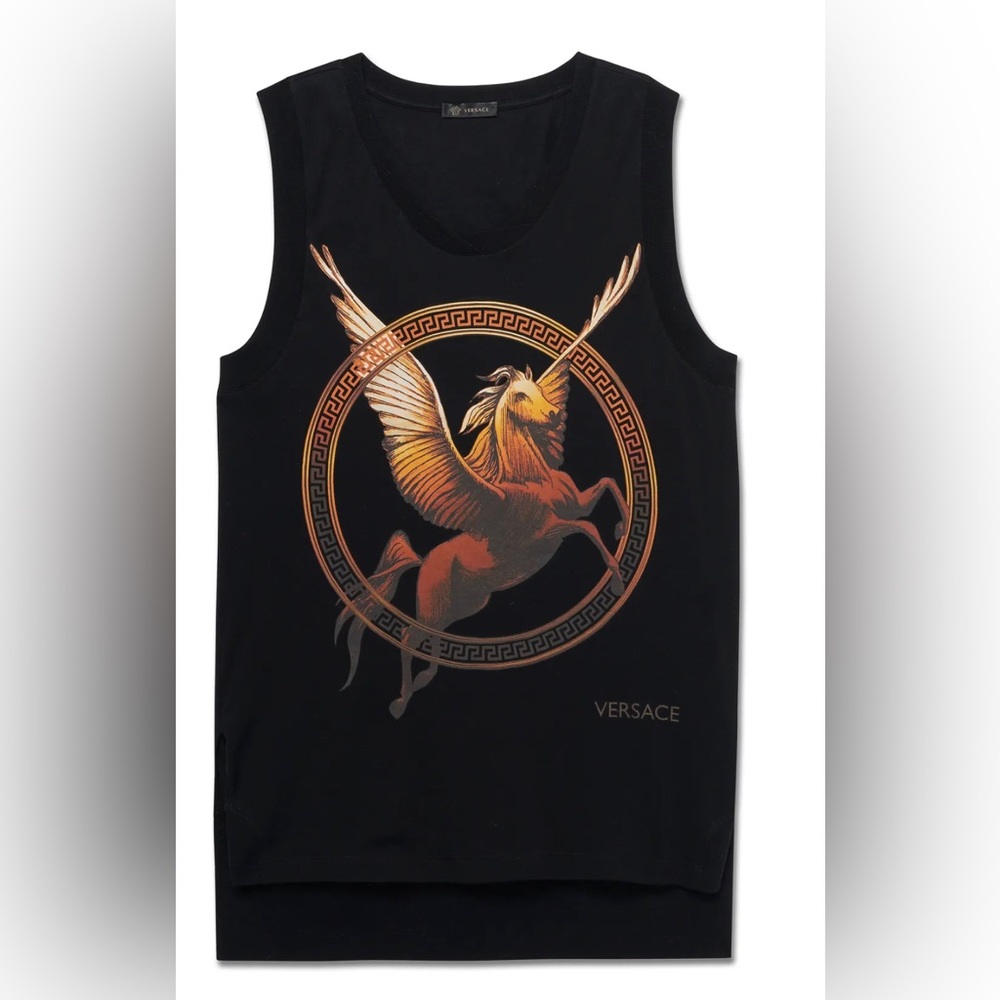 Versace Lil Buck Capsule Collection Pegasus tank top